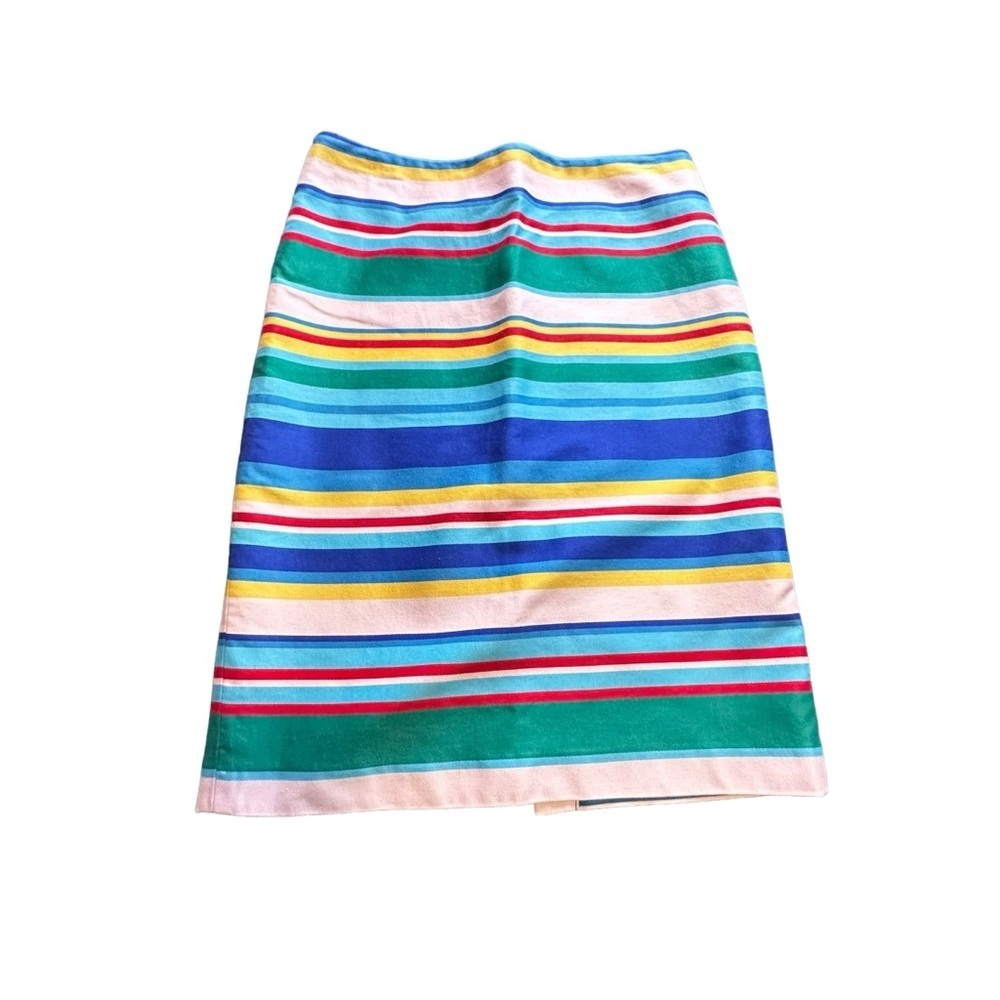 Talbots multi color color block pencil skirt sz 10